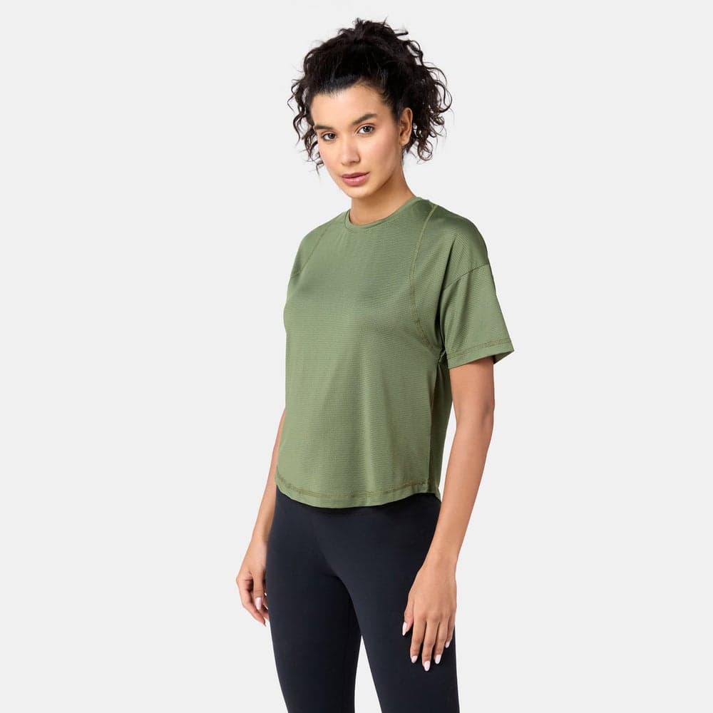 Women's Quick-Dry Mesh Workout T-Shirt - Image 1