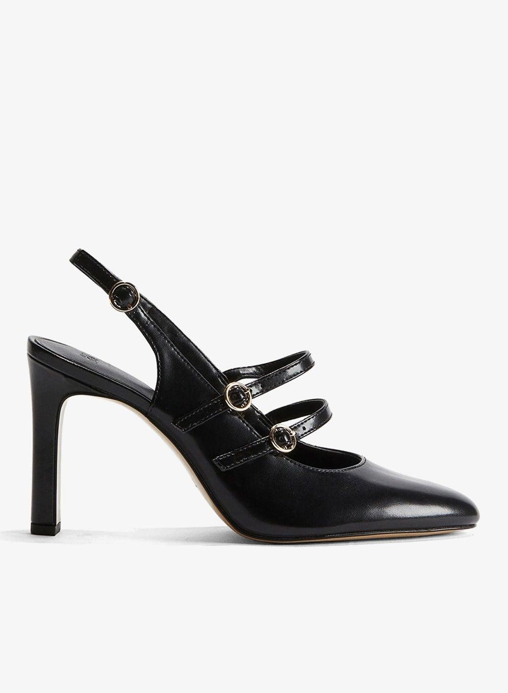 Slingback Mary Jane Court Shoes with Adjustable Straps - Image 1