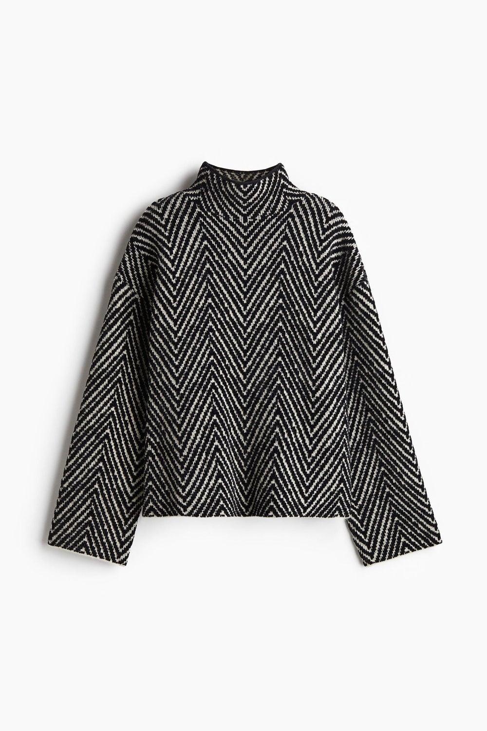 Wool-Blend Jacquard Turtleneck Jumper - Image 1