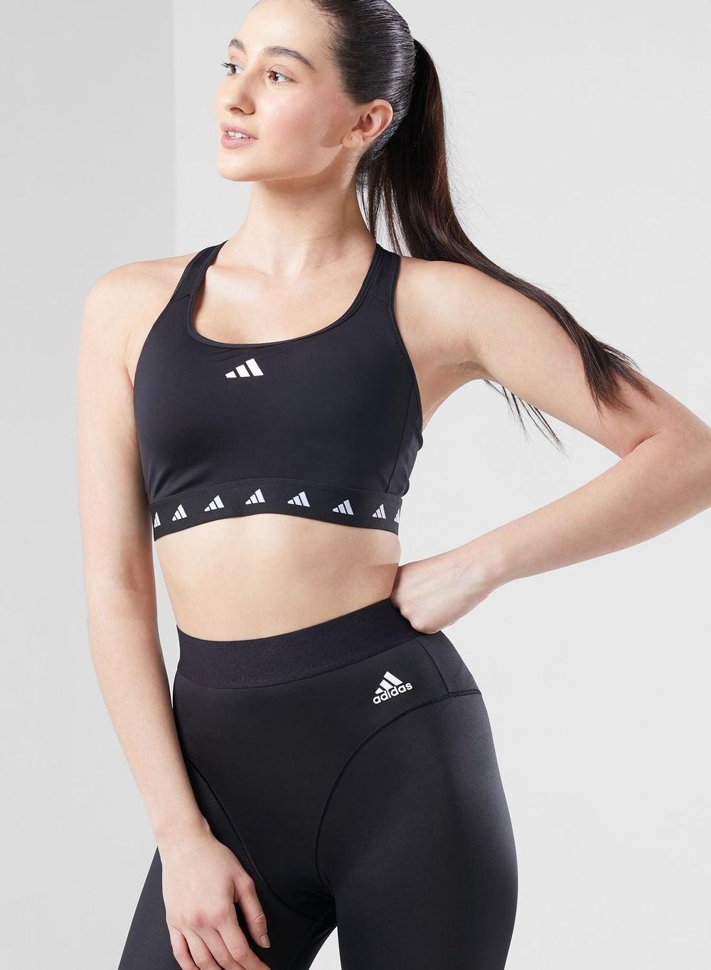 adidas Pwr Ms Tf Black Training Bra 2XSC - Image 1