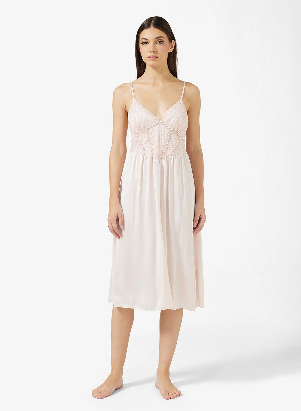 Night Dress With Lace - Image 1