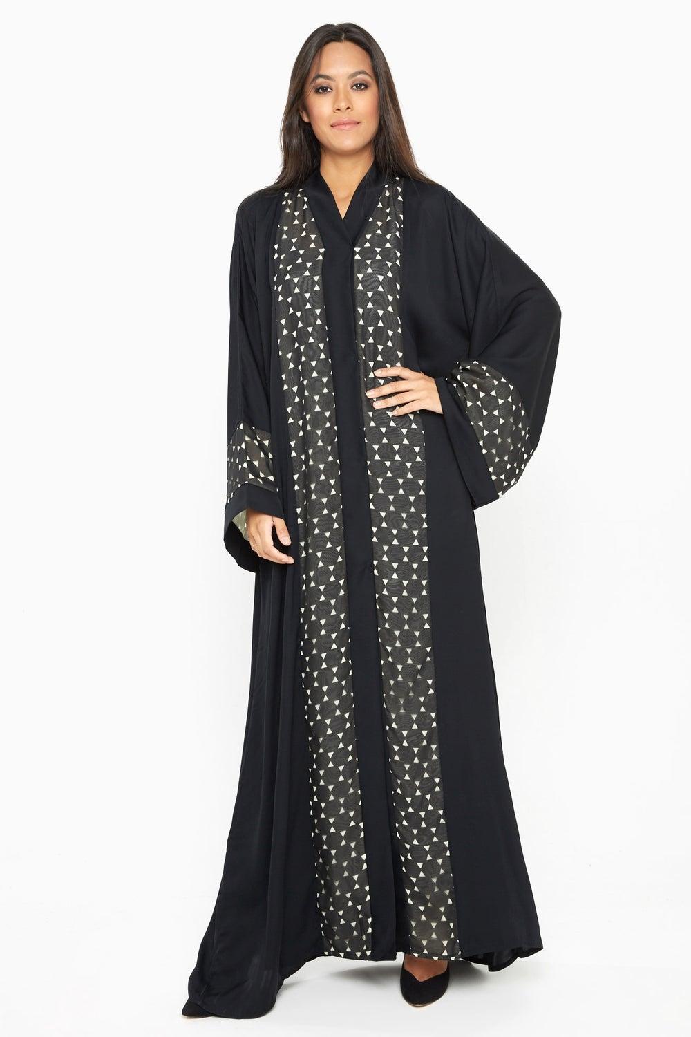 Premium Handpicked Abaya with Matching Hijab AJ345A - Image 1