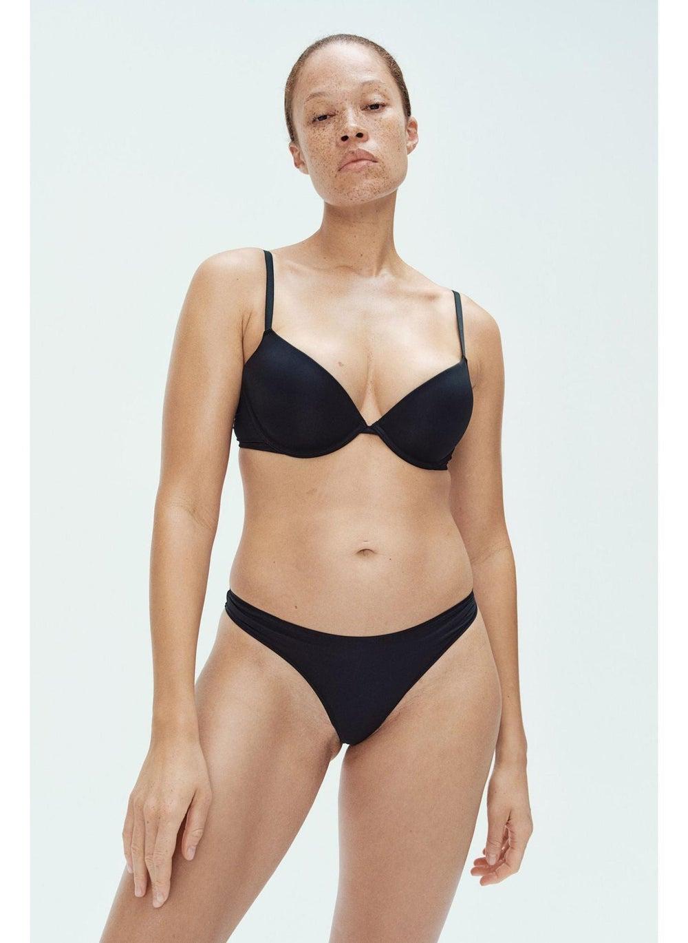 Microfibre Super Push-Up Bra with Adjustable Straps - Image 1