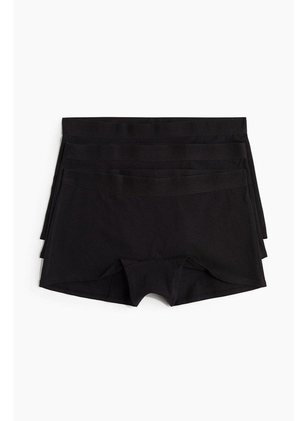 3-Pack Cotton Boxer Briefs - Image 1