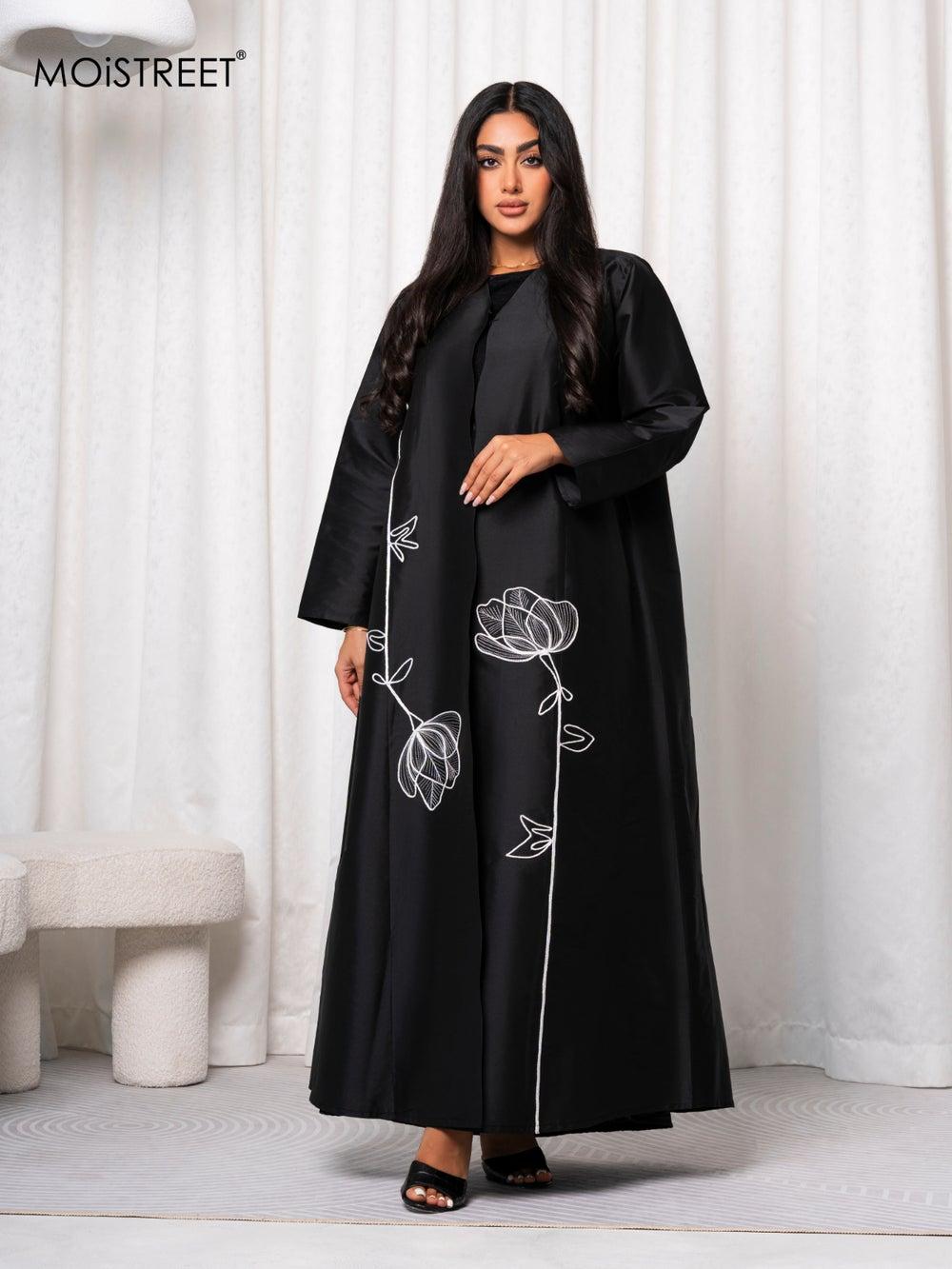 MOiSTREET Handmade Tafta Abaya MOi2024912 - Image 1