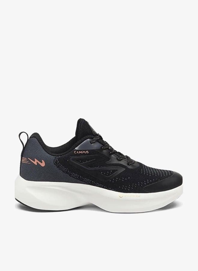 Women’s Black Comfort Low Top Sneakers - Image 1