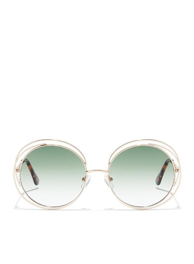 Women's BlackOut AMAYA Round Full Rim Sunglasses - Image 1
