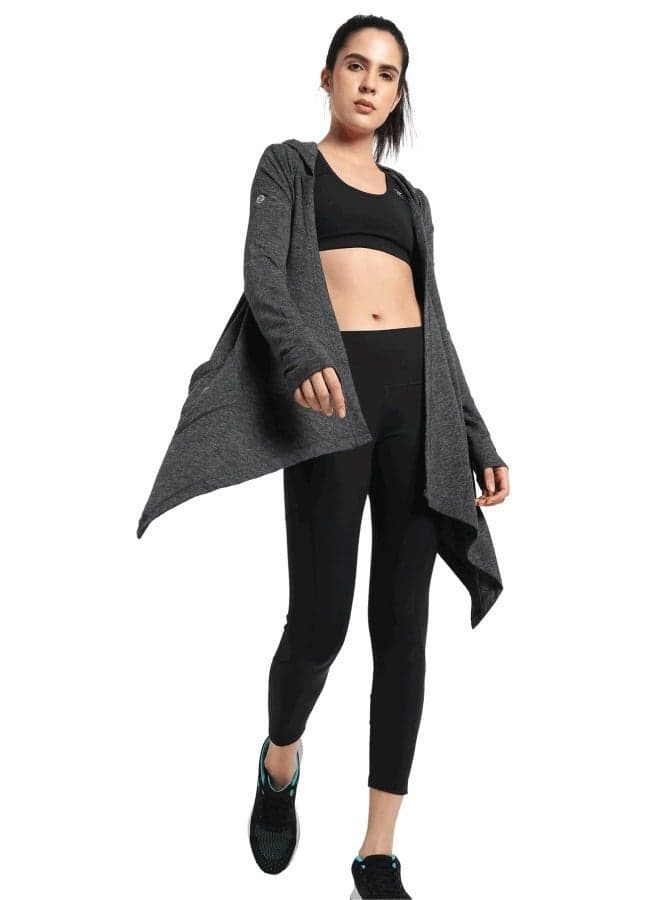 Women's Long Hooded Shrug - Image 1