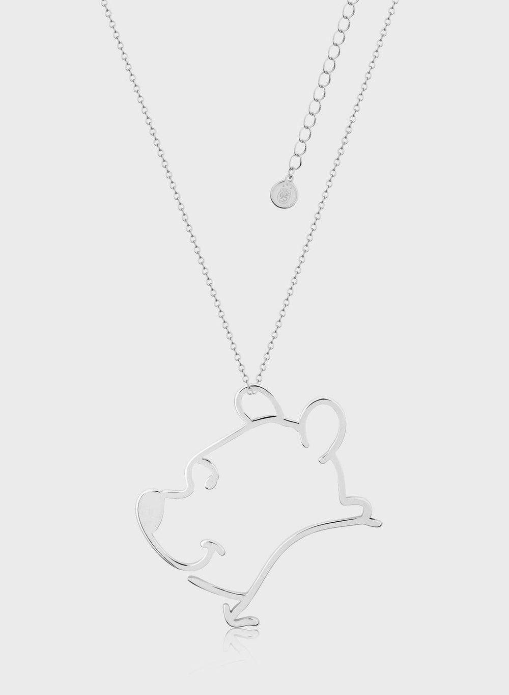 Outline Pendant Necklace in Sterling Silver - Image 1