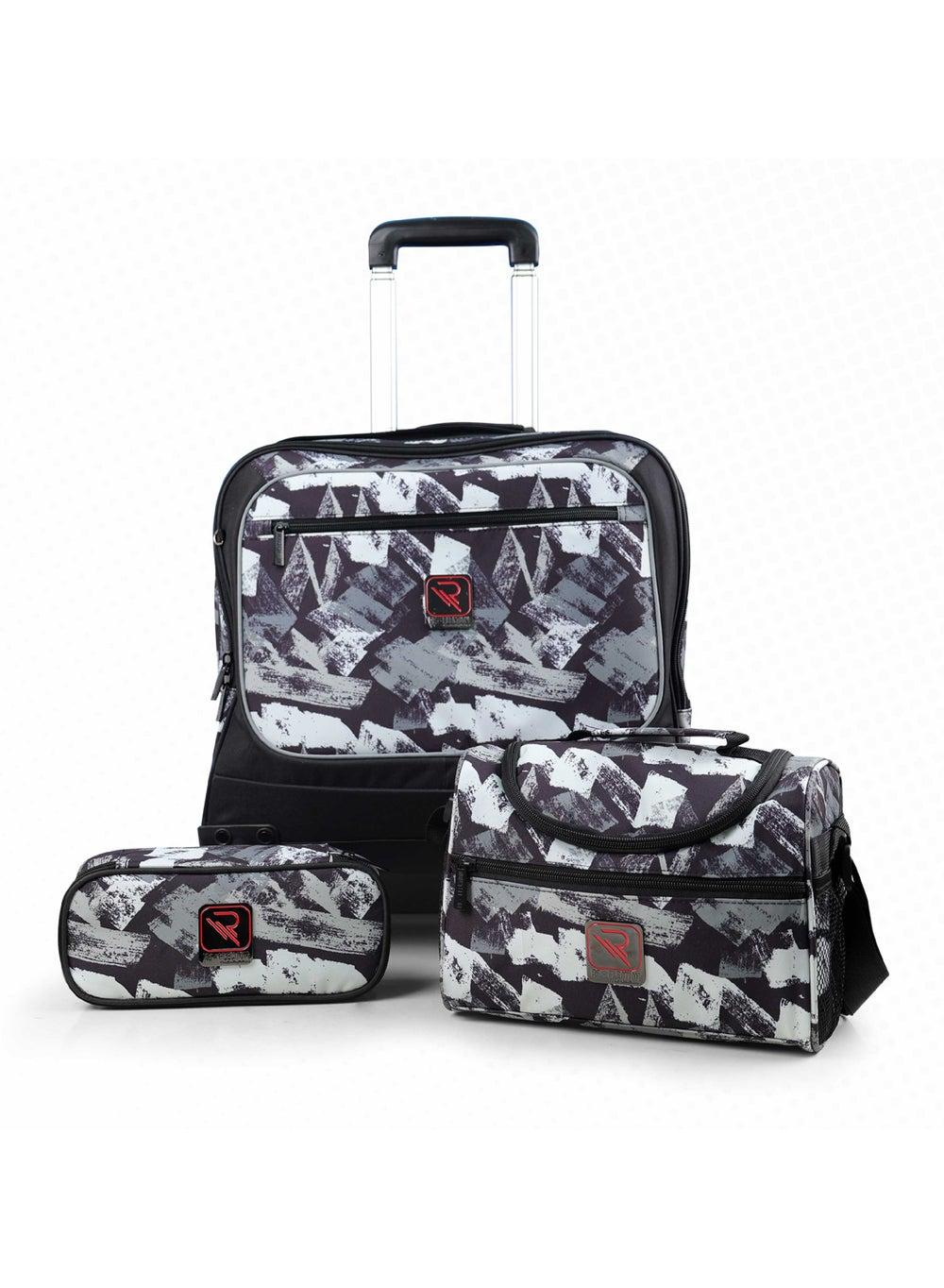 Reflection 3-Piece Rolling School Bag Set with Laptop Compartment - Image 1