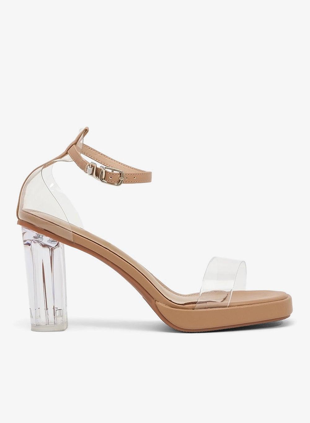 Heeled Platform Sandal - Image 1