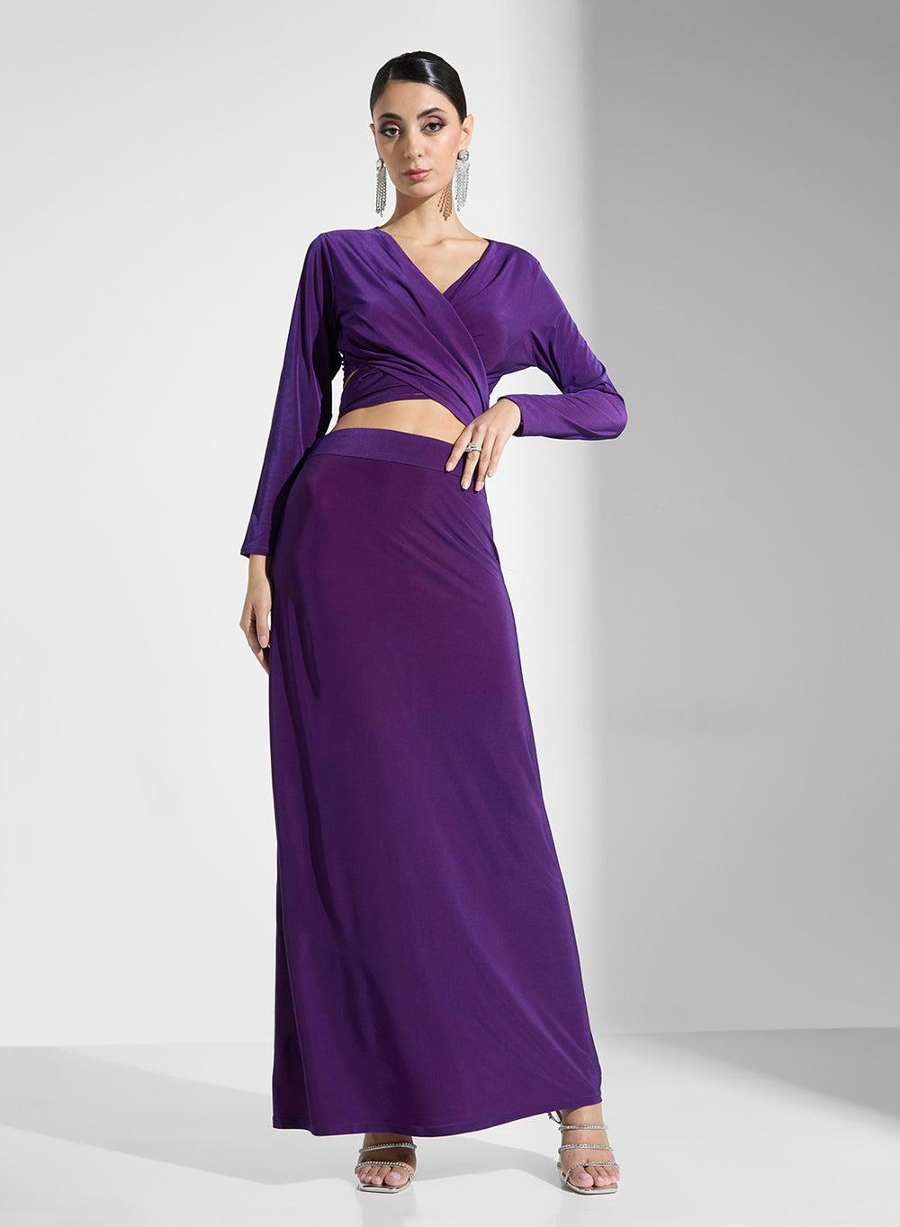 2 Piece Long Sleeve Polyester Set for Women - Image 1