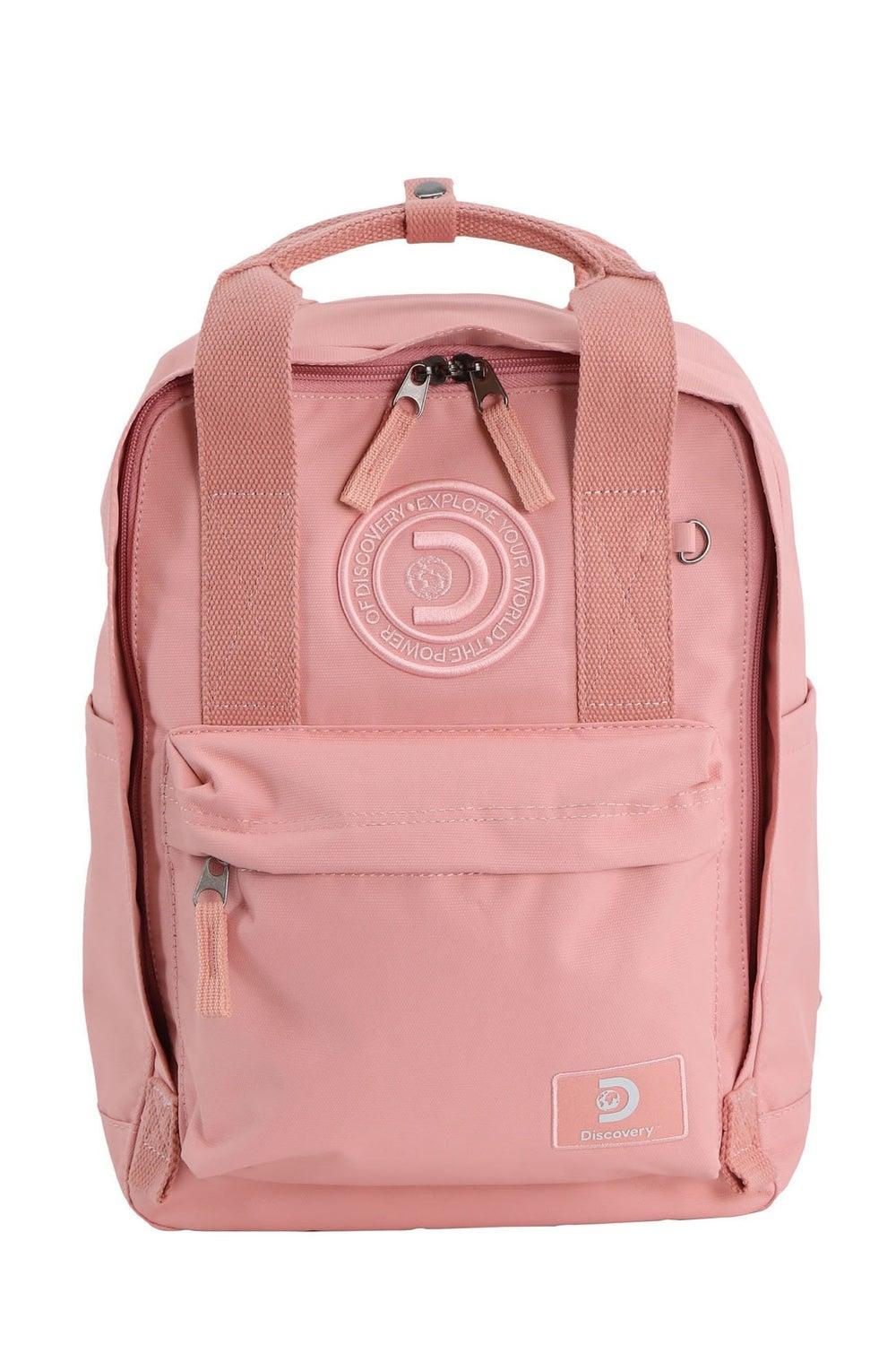 Discovery Cave 13L Pink Eco Laptop Backpack - Image 1