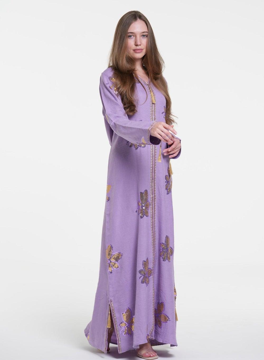 Women's Arabian Jalabiya Traditional Dress - Image 1