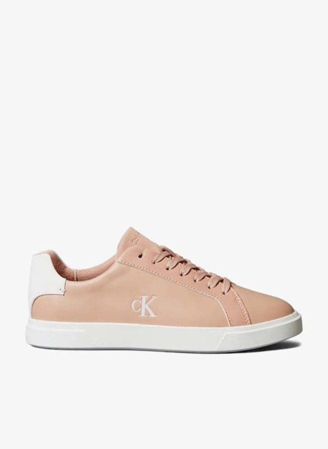 Casual Low Top Leather Sneakers with NYC Grid Sole - Image 1