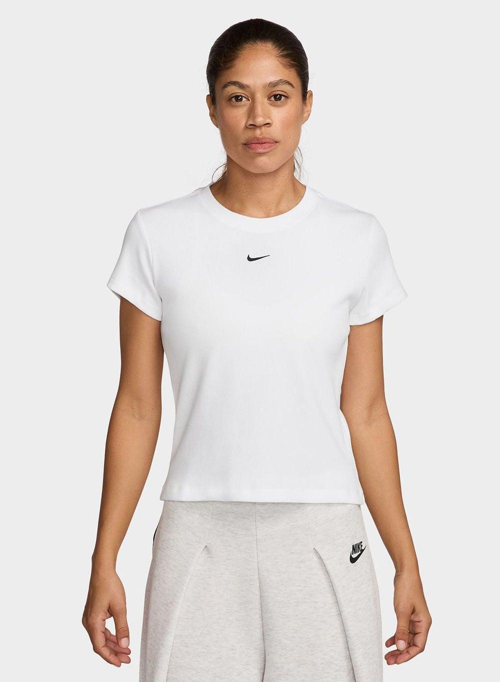 Nsw Ribbed Slim-Fit Cropped T-Shirt - Image 1