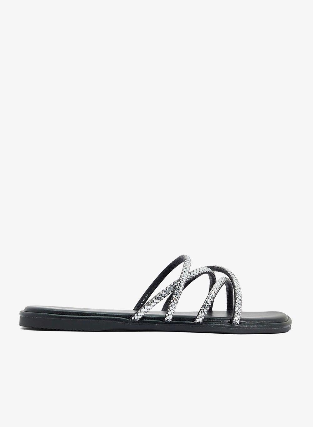 Crossover Strap Flat Sandal - Image 1