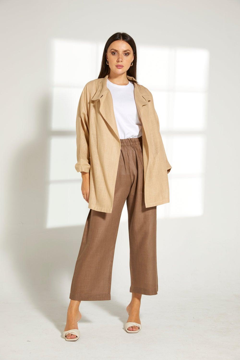 Long Sleeve Top & Pants Set for Women - Image 1