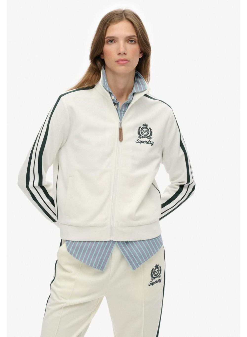Country Club Relaxed Fit Track Top - Image 1