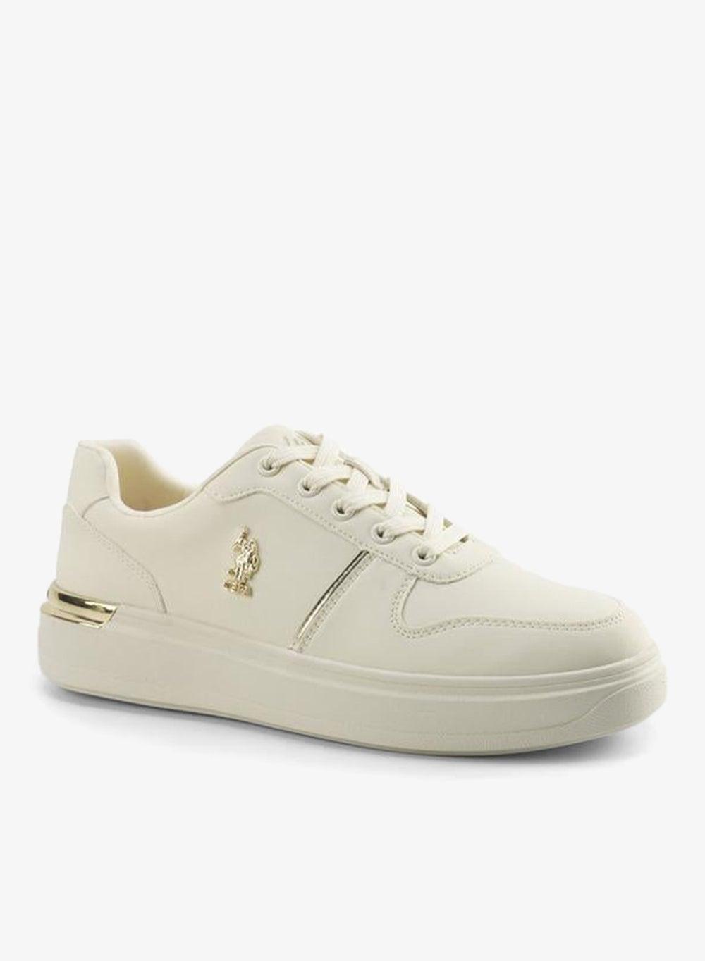 Women’s Logo Accent Panelled Lace-Up Sneakers - Image 1