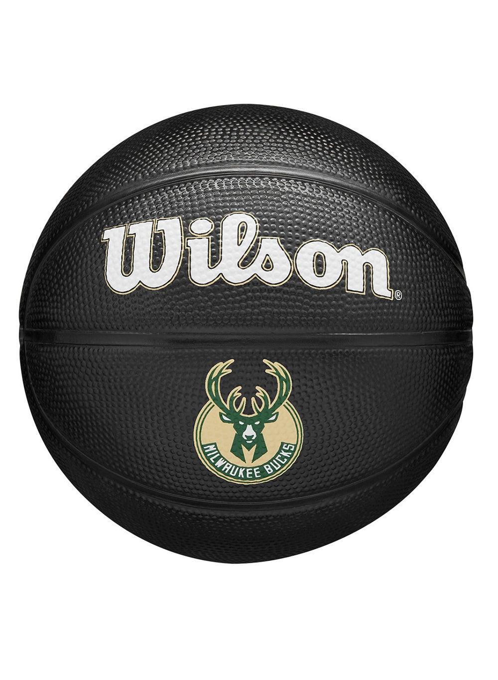 NBA Team Tribute Milwaukee Bucks Mini Basketball Size 3 Black - Image 1