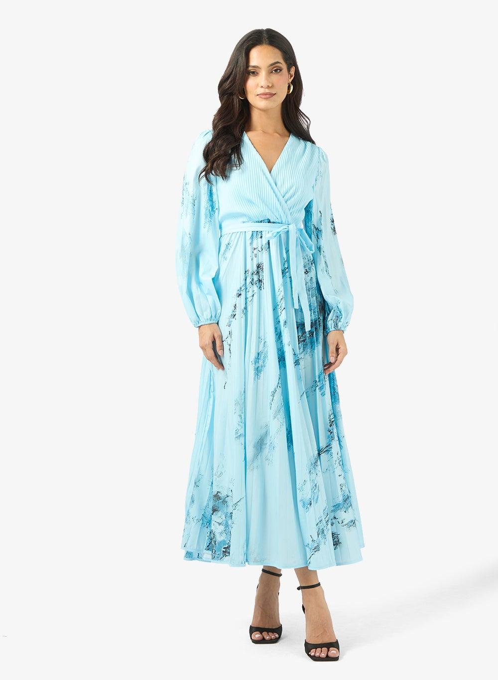 Floral Print Maxi Dress - Image 1