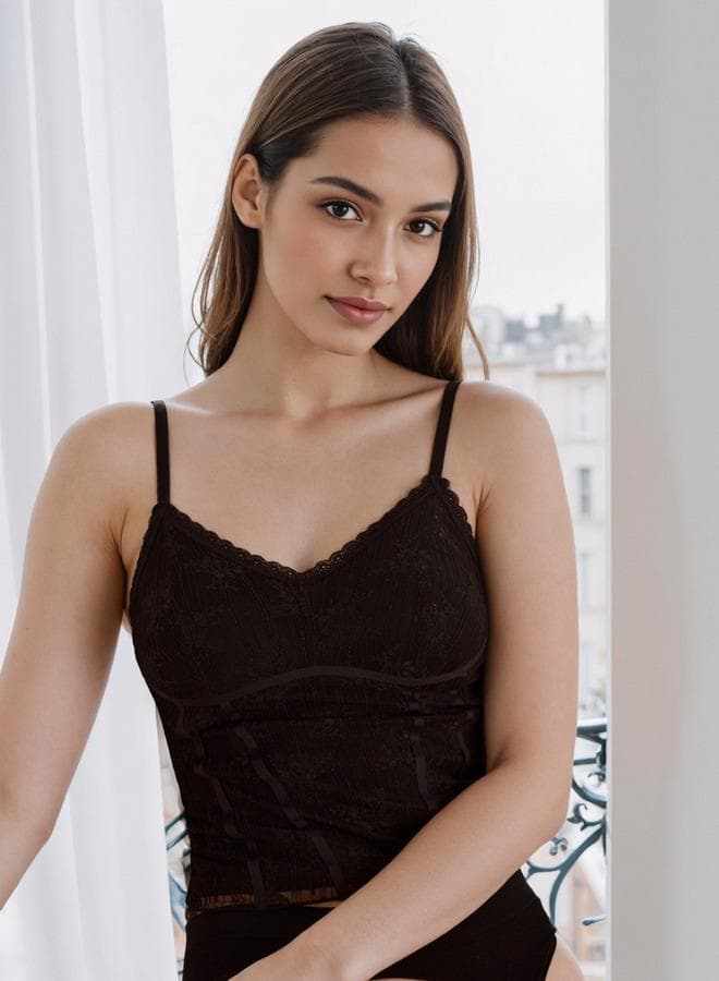 Regular Fit Lace Detail Camisole - Image 1