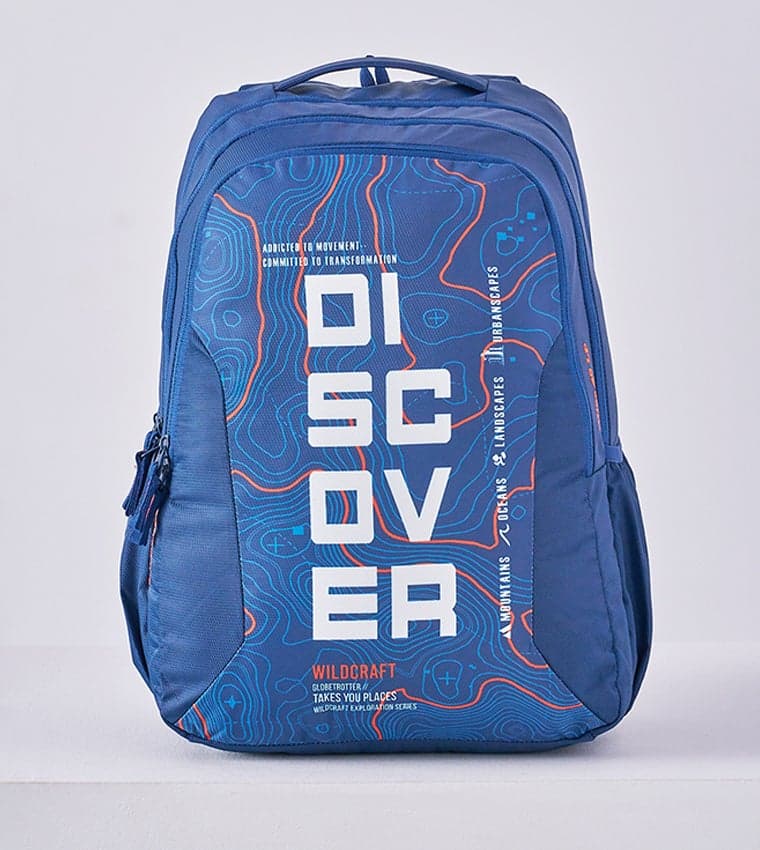 Wildcraft Atlas 45 LP Navy Laptop Backpack - Image 1