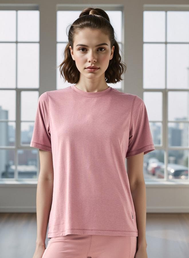 Seamless Crew Neck Short Sleeve T-Shirt - Image 1