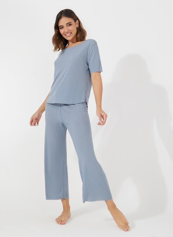 Texture Seamless T-Shirt & Pyjama Set - Image 1