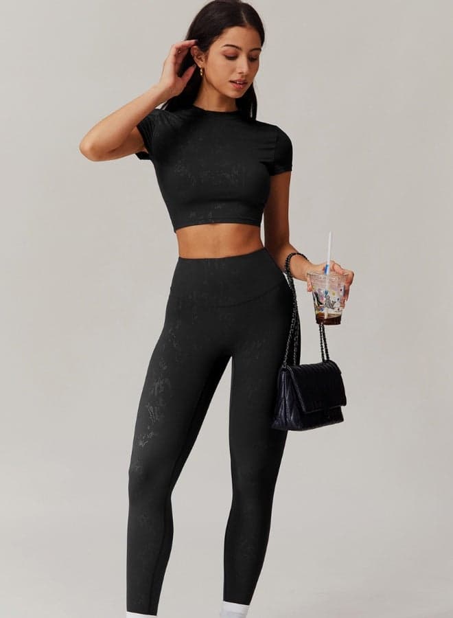 Women's Short Sleeve Crop Top - Image 1