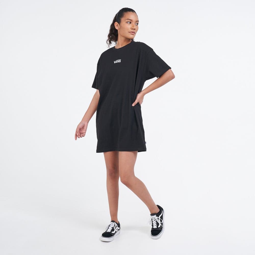 Women's Center V Dress in Soft Cotton - Image 1