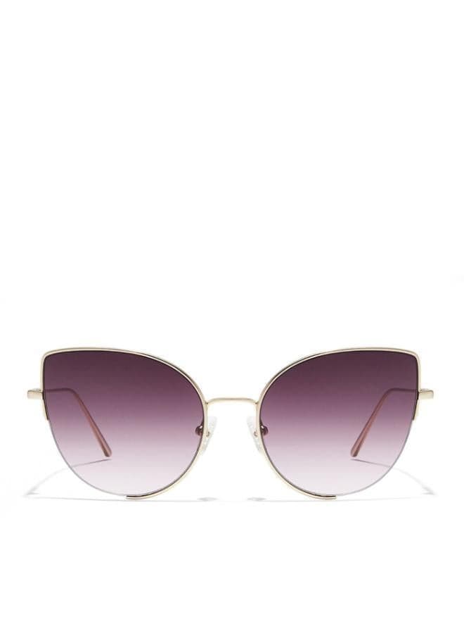 COLETTE Purple Sunglasses with Gold Metal Full Rim - Image 1
