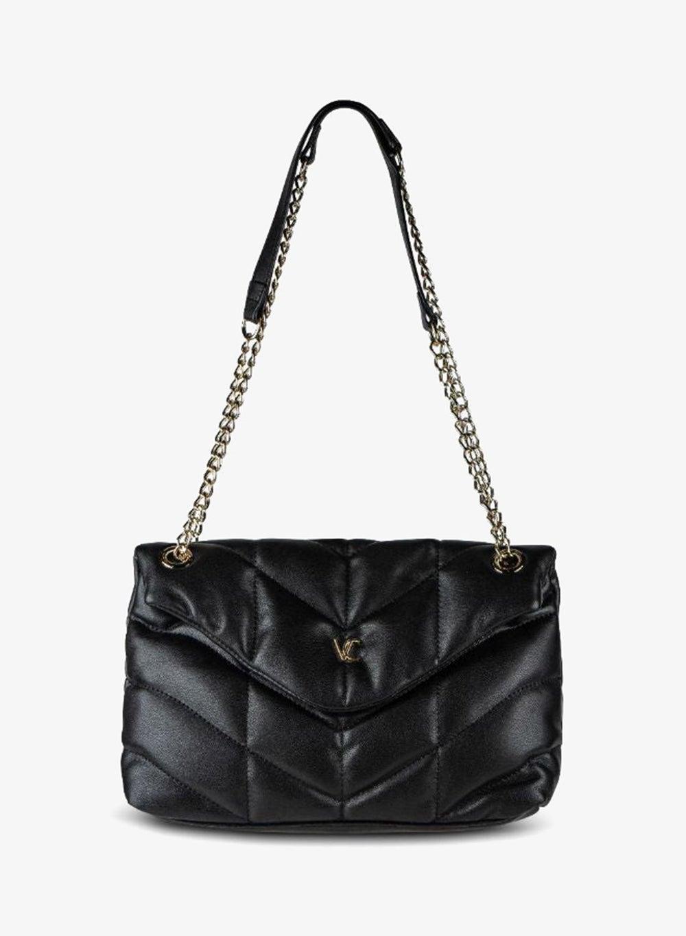 Quilted Shoulder Bag with Chain Detail - Image 1