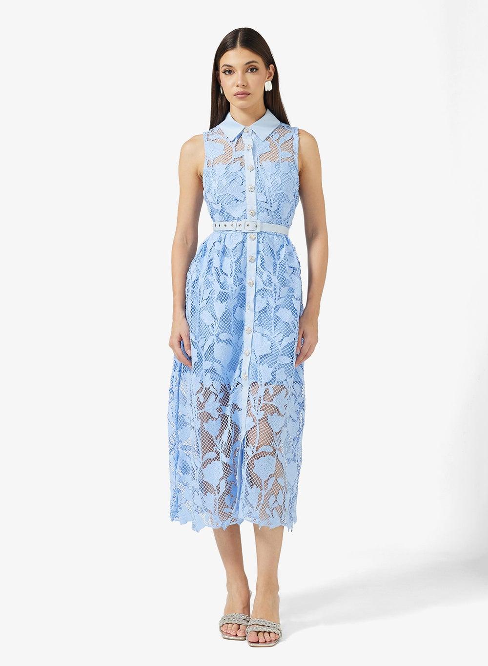 Lace Shirt Dress - Image 1