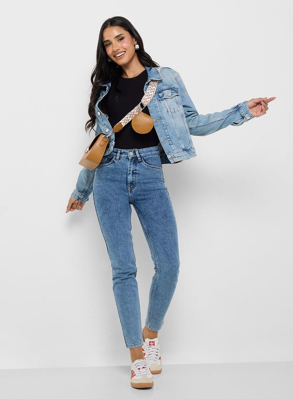 High Rise Skinny Jeans for Everyday Wear - Image 1