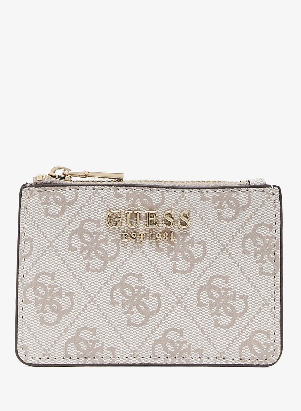 Laurel Zip Through Logo Card Holder - Image 1