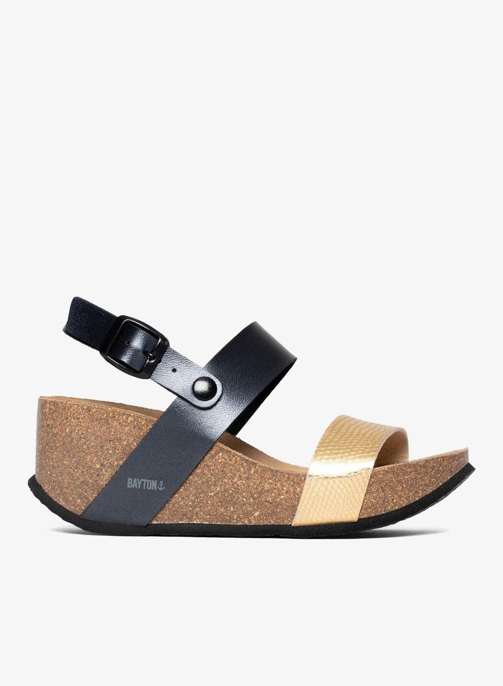 Selene Multi Strap Wedge Sandals - Image 1