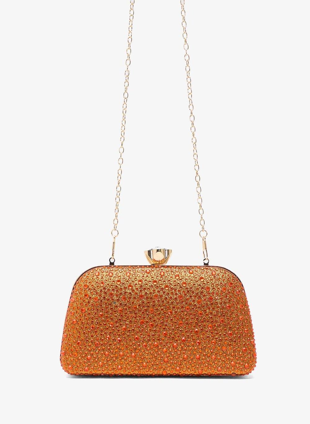 Rhinestone Beaded Embellished Clutch - Image 1