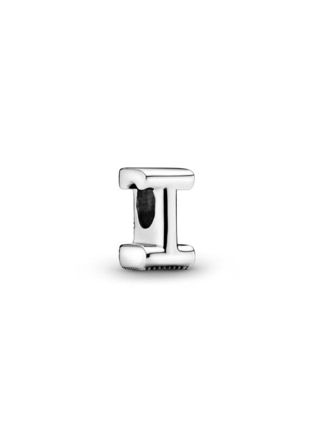 Letter I Sterling Silver Alphabet Charm - Image 1