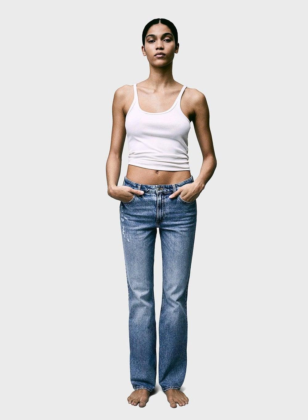 Flared High Waist Jeans for Everyday Wear - Image 1