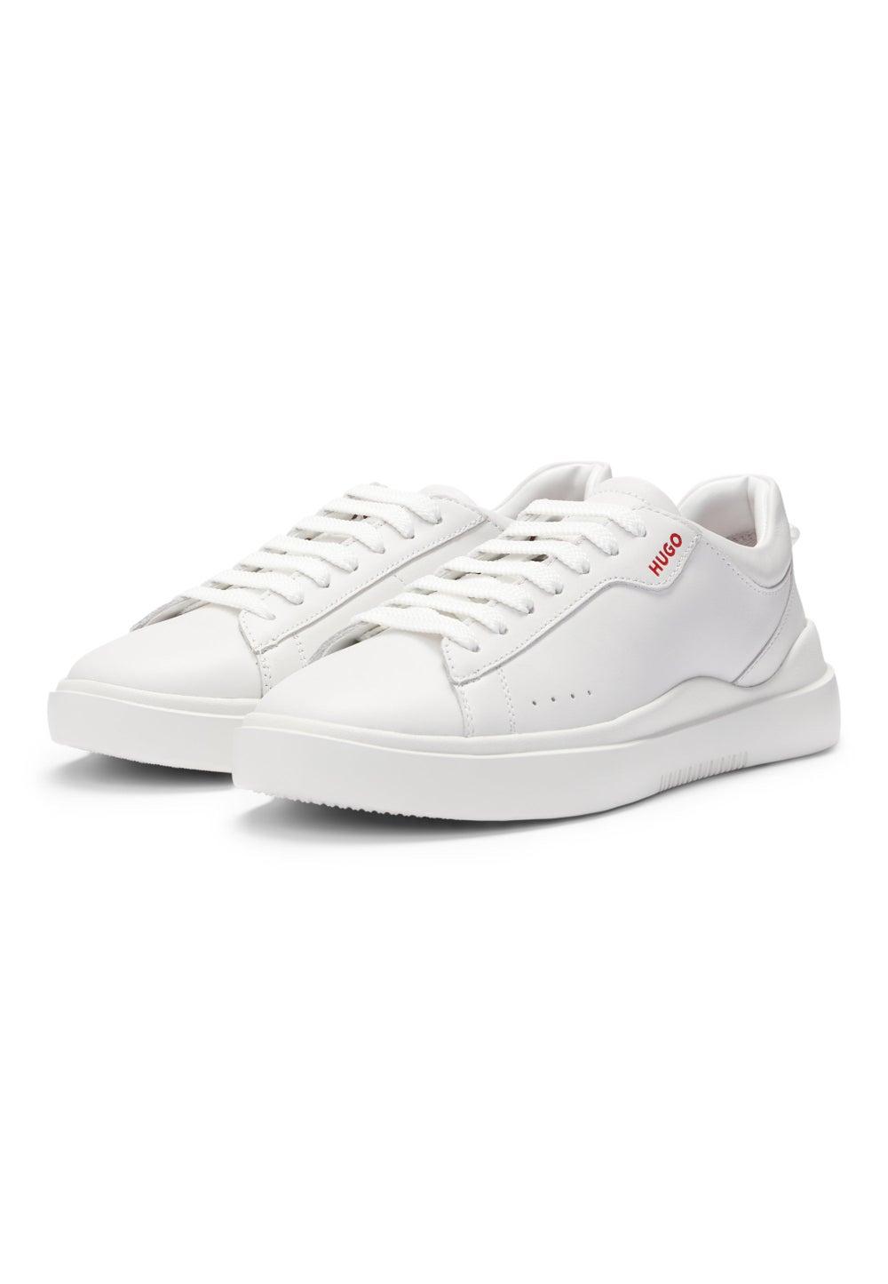 Leather Cupsole Sneakers with Logo Details - Image 1