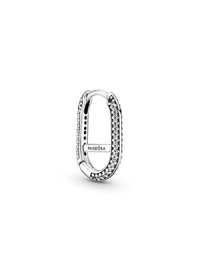 Pandora ME Pavé Link Hoop Earring - Image 1
