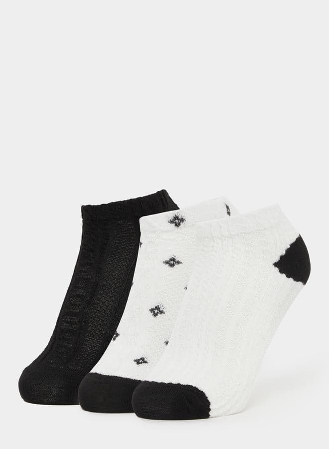 Styli Set of 3 Printed Ankle Socks - Image 1