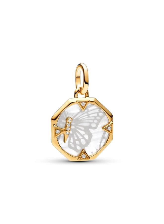 Pandora ME Pearlescent Butterfly Medallion Charm - Image 1