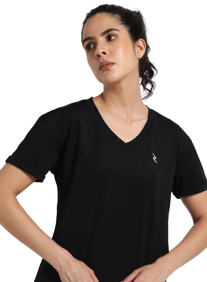 Women's V-Neck Crop Top for Training - Image 1