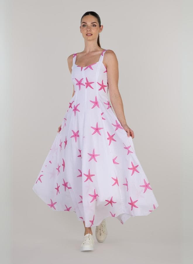 Eva Fit & Flare Long Dress - Image 1
