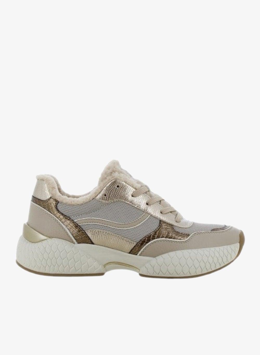SJ Women's Panelled Lace-Up Low-Top Sneakers - Image 1
