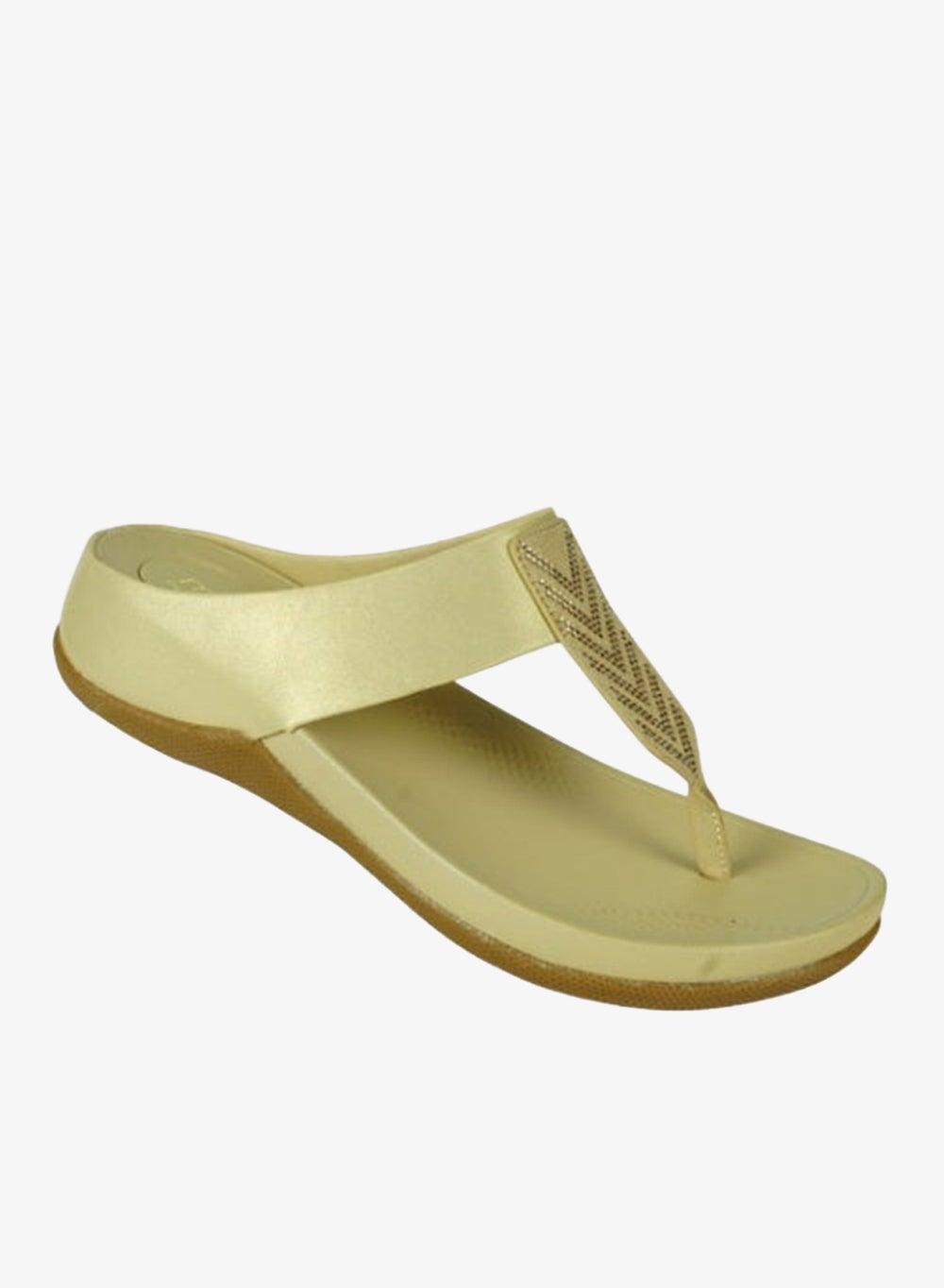 092-2594 Michelle Morgan Ladies Casual Beige Mule Sandals - Image 1