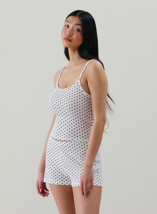 Pointelle Nightwear Shorts - Image 1